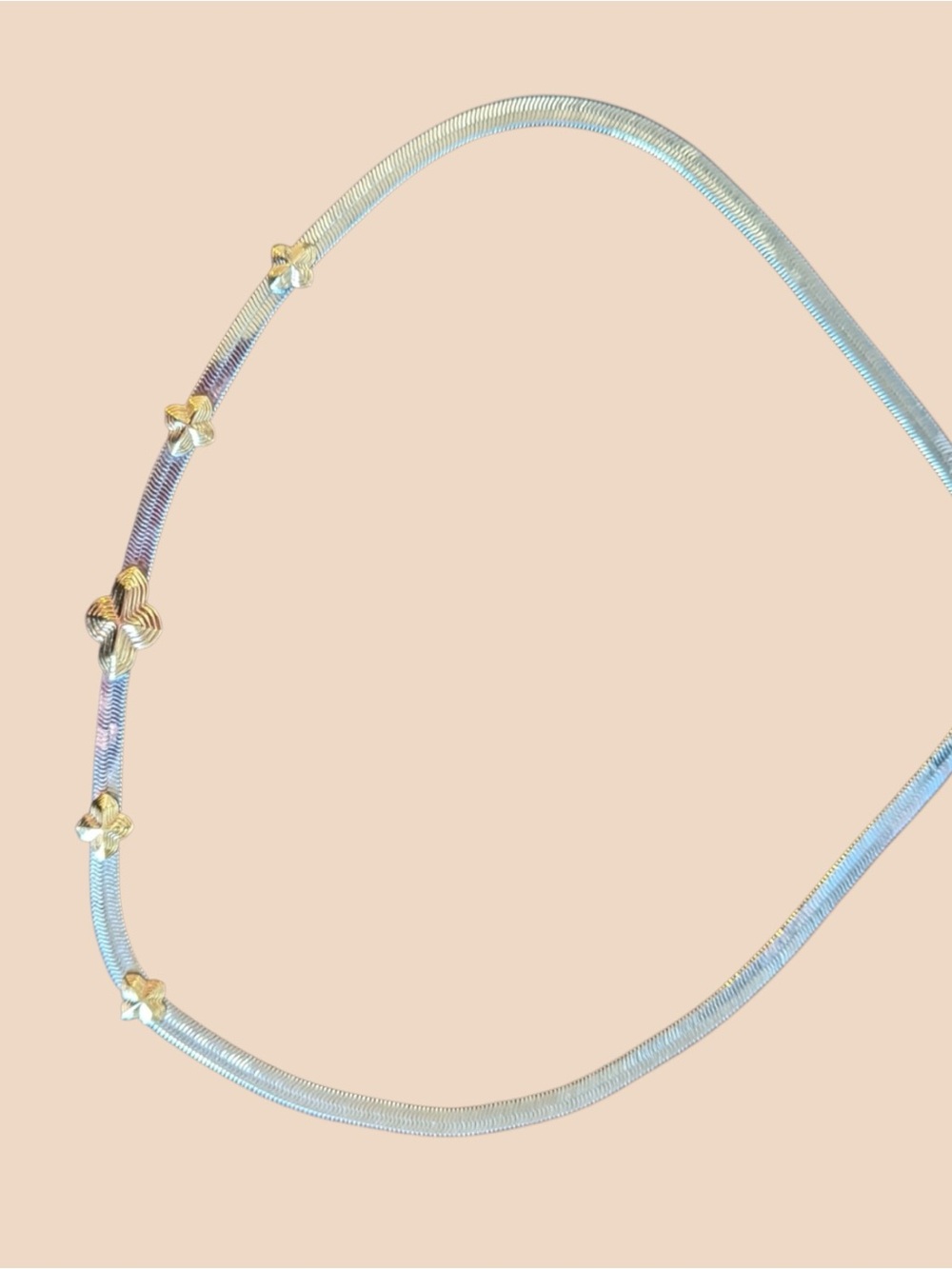 Kendra Scott Gold Multi-Flower Snake Chain Necklace